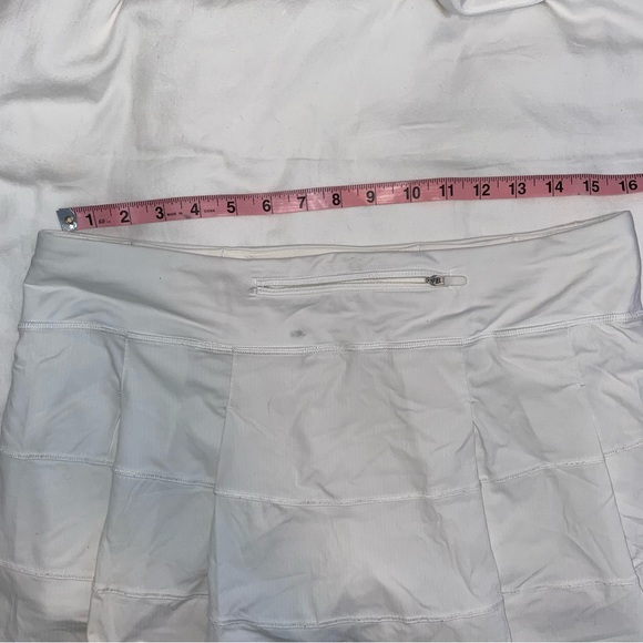 Lululemon Pace Rival Skirt (Tall) *4-way Stretch 15" White - Picture 5 of 11